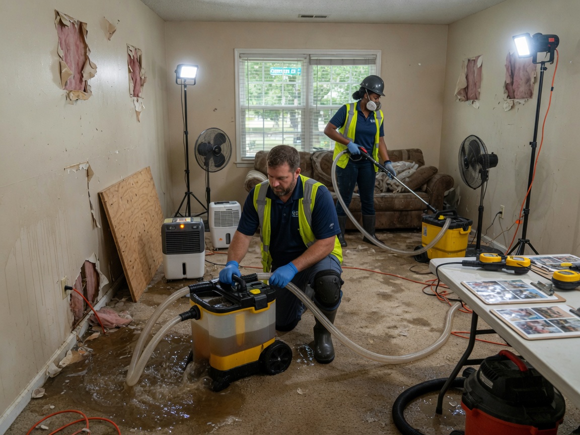 Emergency Water Extraction in Raleigh, NC